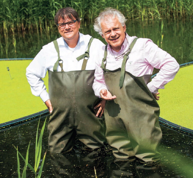 foto van Maurice Beijk (links) en Eric Brinckmann