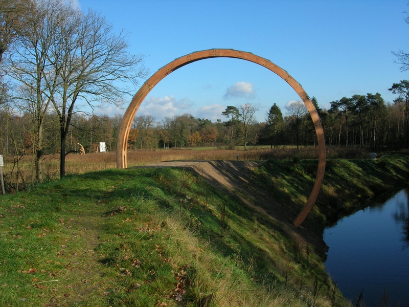 waterboog op de zichtheuvel